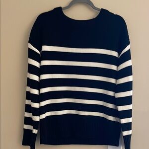 Black and White Striped Sweater